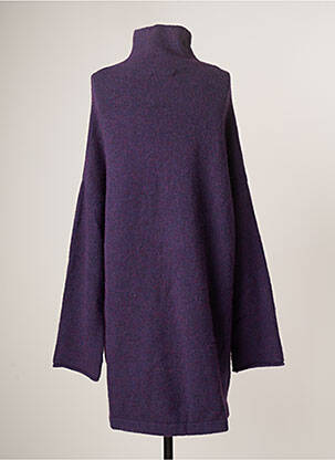 Rochie pulover croială dreaptă mâneci lungi violet CHRISTIAN WIJNANTS femeie