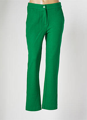 Pantalon slim mărime normală mărime normală verde COLLECTORS CLUB femeie