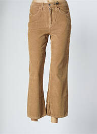 Pantalon 7/8 talie înaltă talie înaltă bej RE / DONE femme
