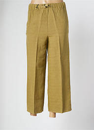 Pantalon 7/8 elasticitate mărime normală verde WHITE SAND femeie