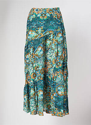 Fustă lungă verde CHUFY femeie