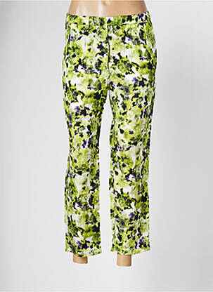 Pantalon 7/8 talie elastică mărime normală verde CHRISTIAN WIJNANTS femeie