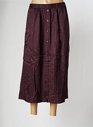 Fustă lungă violet ELSA ESTURGIE femeie