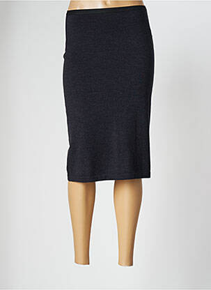 Fustă midi gri 6397 femeie