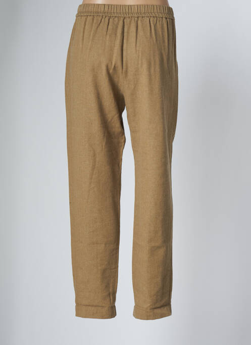 Pantalon drept talie înaltă talie înaltă verde FORTE-FORTE femme