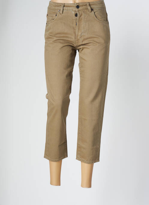 Blugi cu croială dreaptă verde 6397 femeie