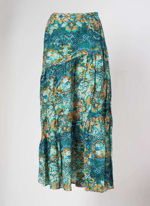 Fustă lungă verde CHUFY femeie