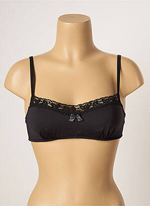 Sutien efect material satinat top bentiță negru FILLANDISES femeie