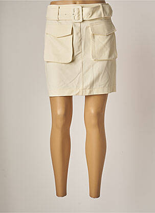 Fustă scurtă bej VERO MODA femeie