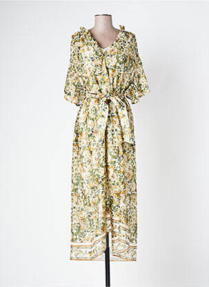 Rochie lungă verde BELLE PIÈCE femeie