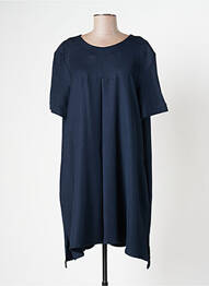 Rochie midi mâneci scurte mâneci scurte albastru MARGAUX LONNBERG femme