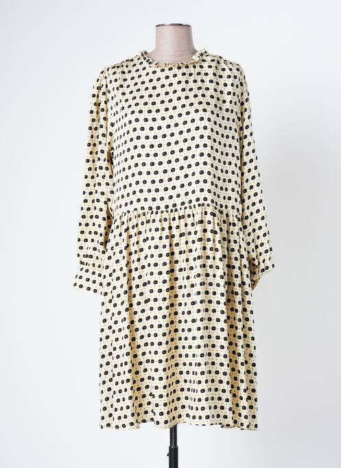 Rochie midi bej BELLE PIÈCE femeie