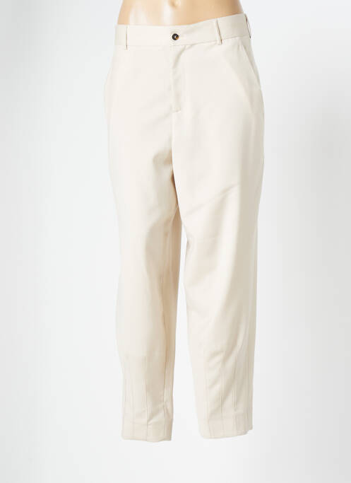 Pantalon drept bej MARGAUX LONNBERG femeie