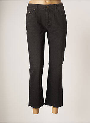 Blugi cu croială evazată efect uzat decolorat mărime normală negru RED LEGEND femme