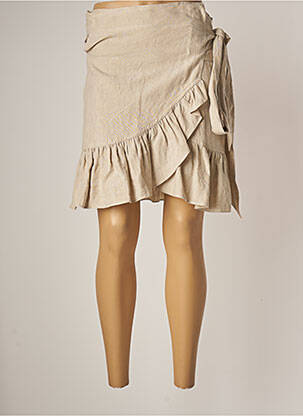 Fustă scurtă bej ISABEL MARANT femeie