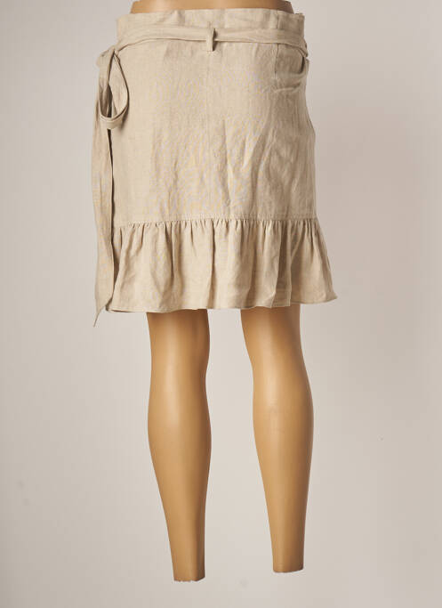 Fustă scurtă bej ISABEL MARANT femeie