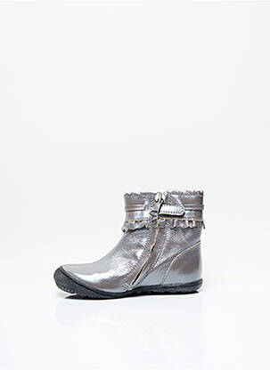 Botine/ghete vârf rotund vârf rotund gri LITTLE MARY fată