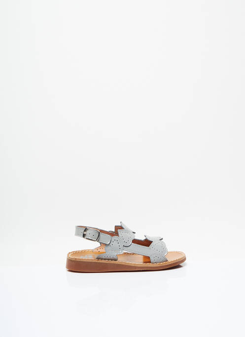 Sandale/Pantofi decupați gri POM D'API fată