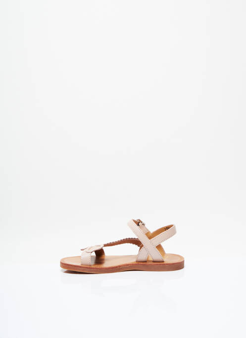 Sandale/Pantofi decupați roz POM D'API fată