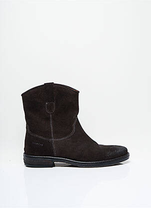 Botine/Ghete maro NINETTE EN FLEUR fată