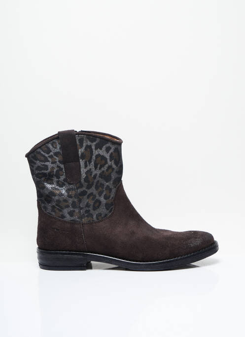 Botine/Ghete maro NINETTE EN FLEUR femeie