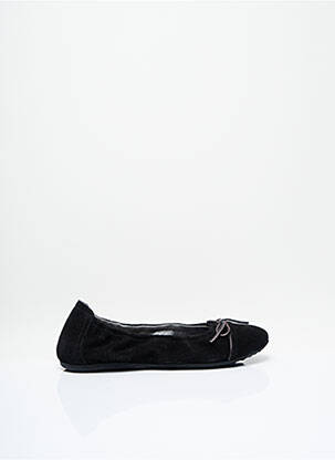 Balerine negru NINETTE EN FLEUR fată