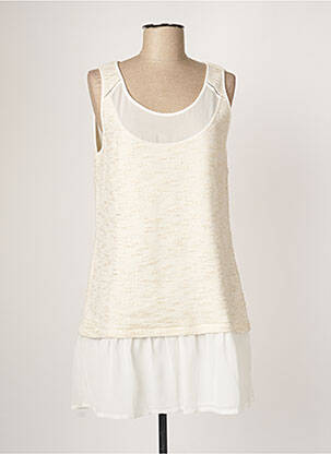 Rochie scurtă bej DEUX TWO femeie