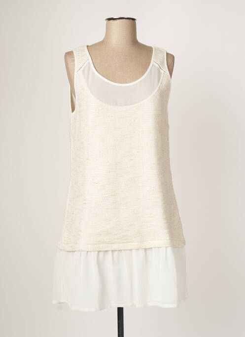 Rochie scurtă bej DEUX TWO femeie