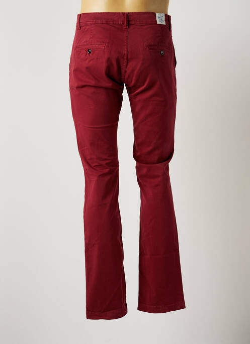 Pantalon chino roșu DONOVAN bărbat