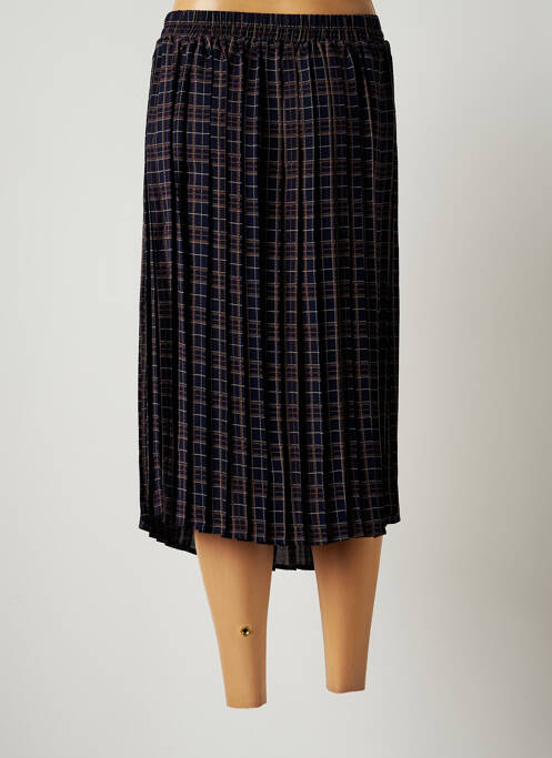 Fustă midi albastru GRACE & MILA femeie