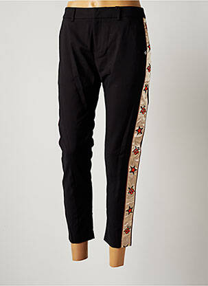 Pantalon 7/8 elasticitate mărime normală negru MAISON SCOTCH femeie