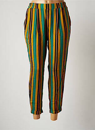 Pantalon drept galben TEDDY SMITH femeie