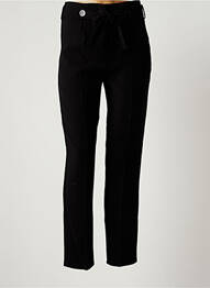 Pantalon drept croială morcov talie înaltă negru SCHOOL RAG femeie