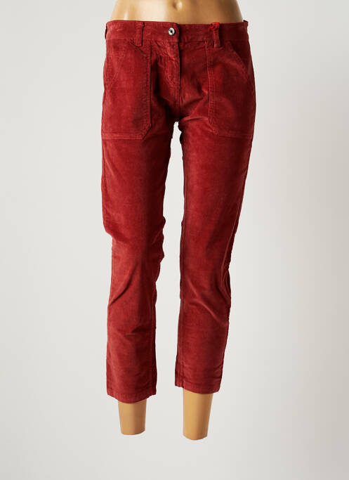 Pantalon trei sferturi roșu JOHANNA PARIS femeie