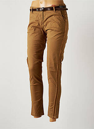 Pantalon slim maro JOHANNA PARIS femeie