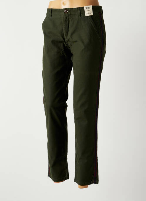 Pantalon chino verde REKO femeie