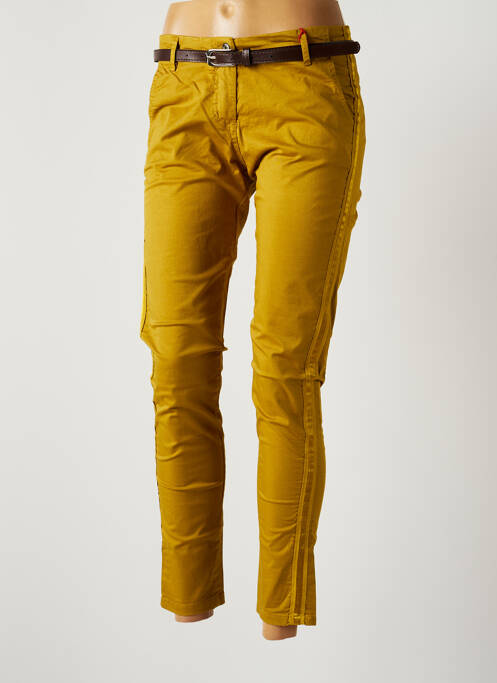 Pantalon drept portocaliu JOHANNA PARIS femeie