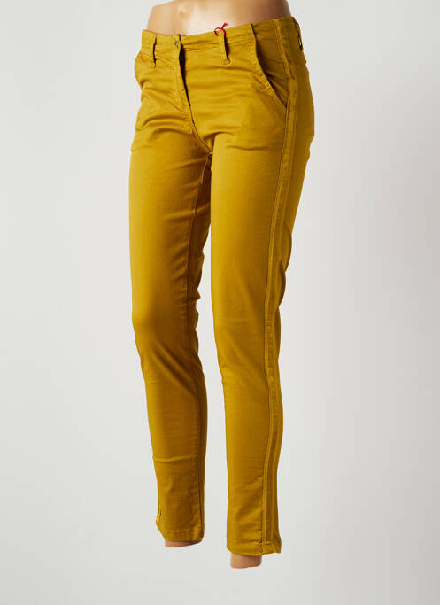 Pantalon slim portocaliu JOHANNA PARIS femeie