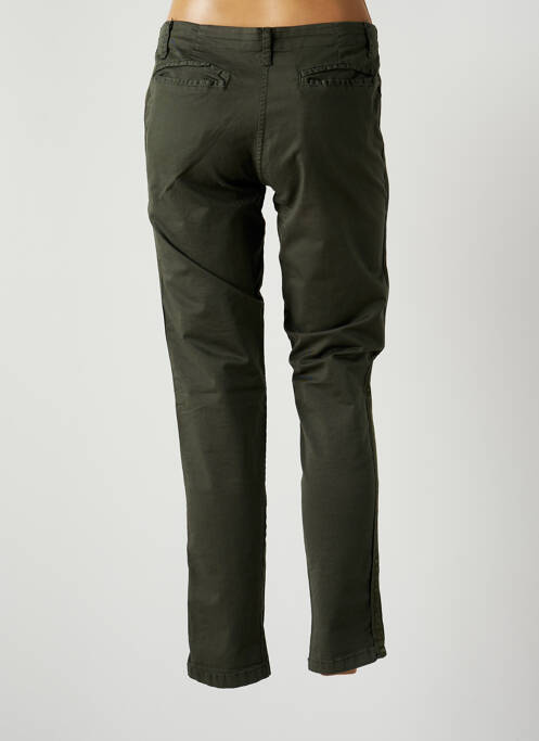 Pantalon slim verde JOHANNA PARIS femeie