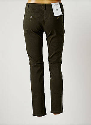 Pantalon chino talie joasă talie joasă verde LAB DIP PARIS femeie
