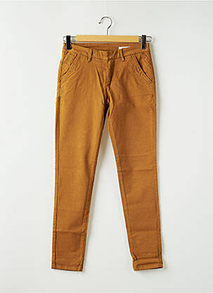 Pantalon chino talie joasă talie joasă maro REIKO femeie