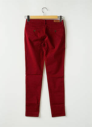 Pantalon chino talie joasă talie joasă roșu REIKO femeie