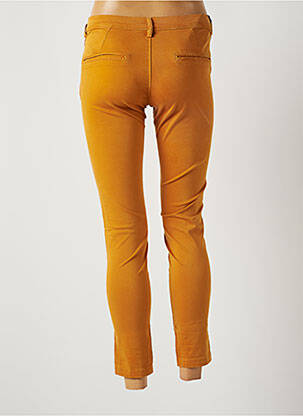 Pantalon 7/8 elasticitate talie joasă galben TEDDY SMITH femeie