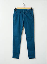 Pantalon chino talie joasă talie joasă albastru REIKO femme