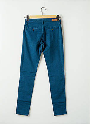 Pantalon chino talie joasă talie joasă albastru REIKO femeie