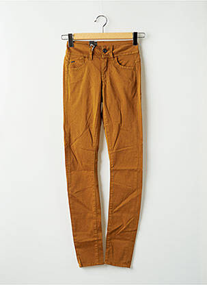 Pantalon slim galben G STAR femeie