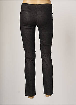 Pantalon slim țesătură poplin mărime normală negru SCHOOL RAG femeie