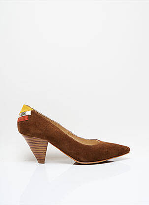 Pantofi cu toc maro CARDENAL femeie