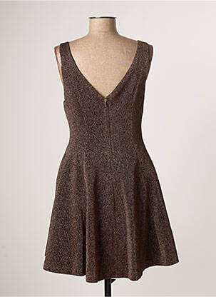 Rochie scurtă fără mâneci fără mâneci maro MOLLY BRACKEN femeie
