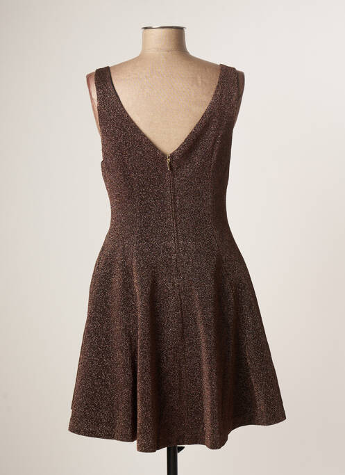 Rochie scurtă maro MOLLY BRACKEN femeie